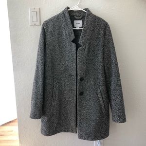 Old Navy fleece-lined boucle coat